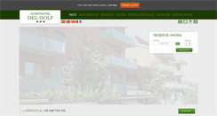 Desktop Screenshot of aparthoteldelgolf.com