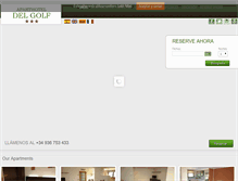 Tablet Screenshot of aparthoteldelgolf.com